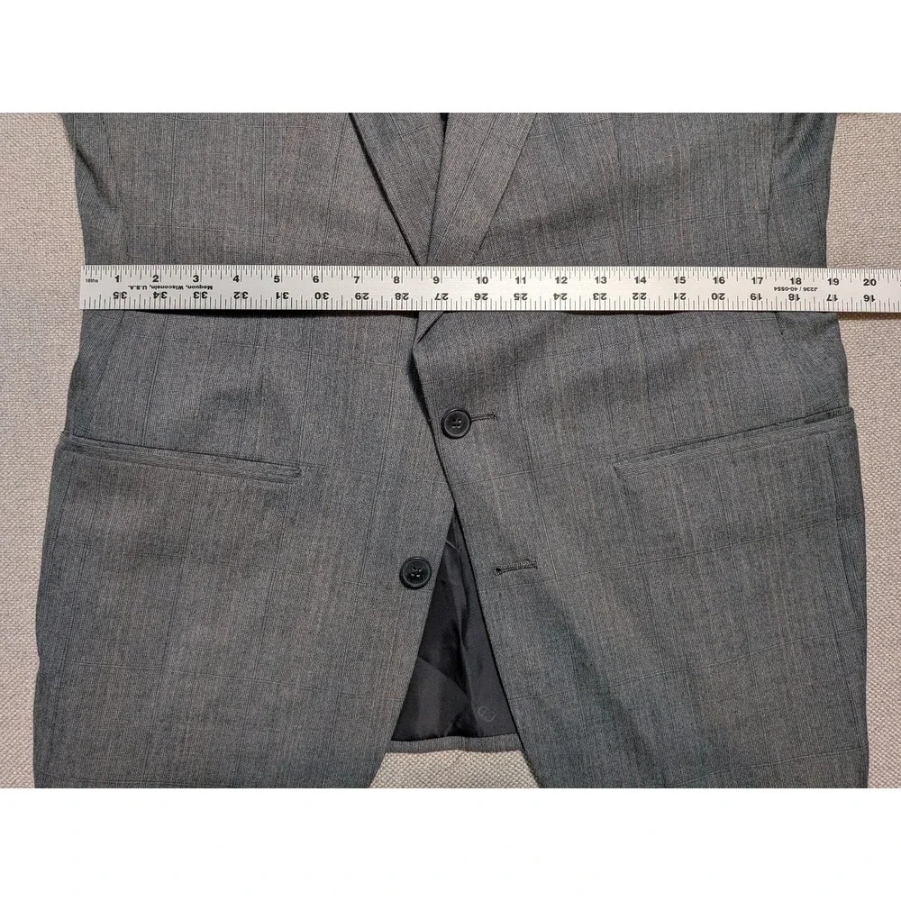 Christian Dior Monsieur Men's Blazer 40S Gray Wool Jacket Coat USA Made Vintage